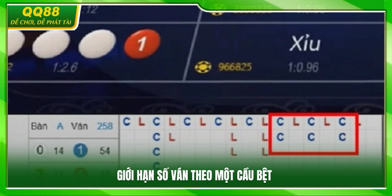 Cầu Bệt Xóc Đĩa Là Gì? Kinh Nghiệm Theo Cầu Thực Tế Tại QQ88 4 Giới hạn số ván theo cầu