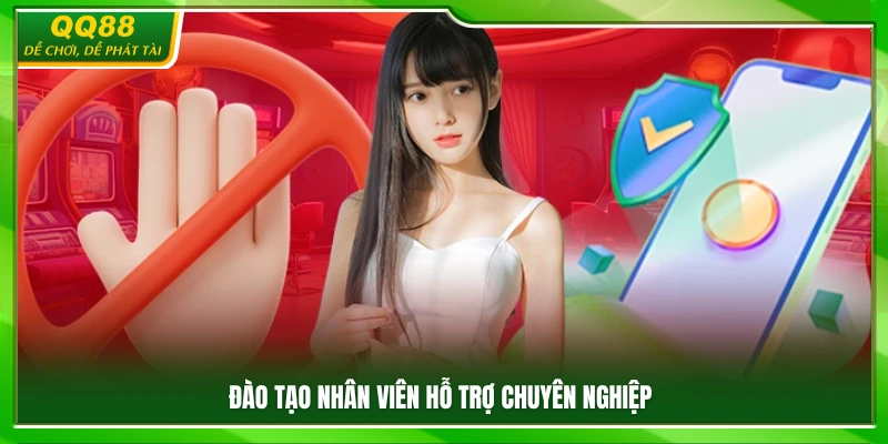 Chơi Có Trách Nhiệm QQ88 – Xây Dựng Sân Chơi Cá Cược Xanh Chín 3 Chương trình đào tạo đội ngũ hỗ trợ chuyên sâu
